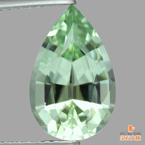 トルマリン　グリーントルマリン　ルース　天然石　天然 天然トルマリン 3.11ct 【ミントグリーン】 抜群の煌めき コンゴ