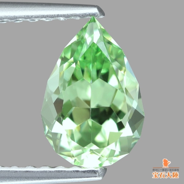 天然ミントガーネット 1.14ct 【煌めくアメリカンカット】 メレラニ・UVタイプ