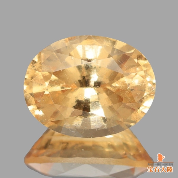 天然ヘソナイトガーネット 1.64ct 【煌めく蜂蜜色】 スリランカ
