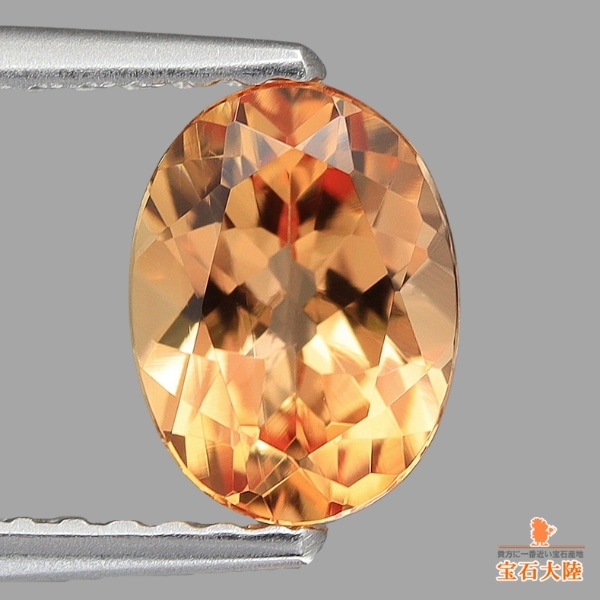 天然インペリアルトパーズ 1.26ct 【美オレンジカラー】 ブラジル