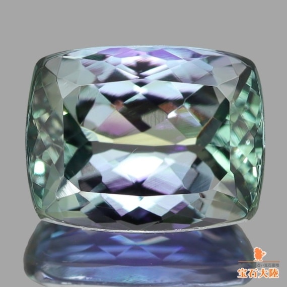 【タンザニア/メレラニ産】非加熱マルチカラーゾイサイト 天然ゾイサイト 0.57ct 【マルチカラー】 タンザニア