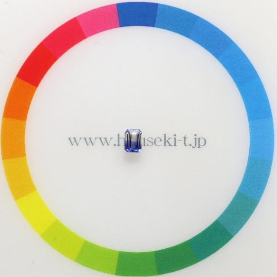 天然バイカラーサファイア 0.25ct 【カラーレス＆ブルー】