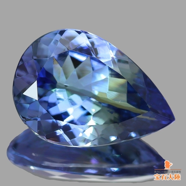 天然石ゾイサイト 天然ゾイサイト 1.85ct 【非加熱】 バイカラー