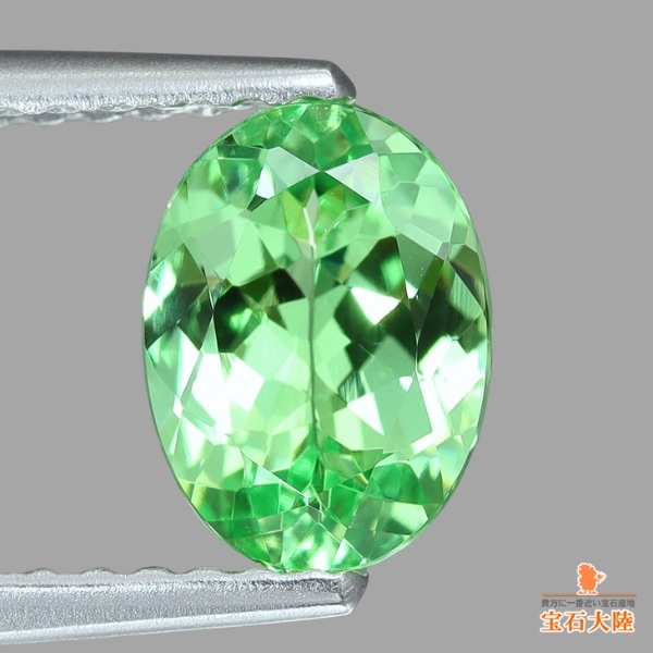 天然ミントガーネット 1.05ct 【煌めく美発色】 メレラニ・UVタイプ