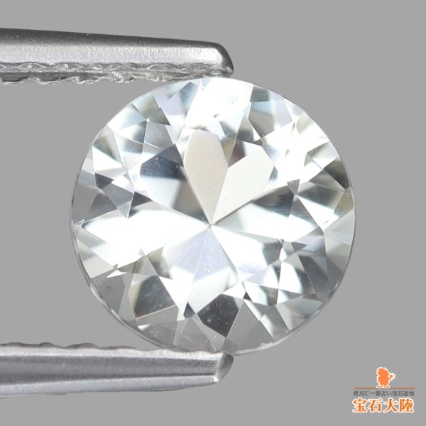 天然ユークレース 0.979ct 【ホワイト】 ブラジル 日独ソ付