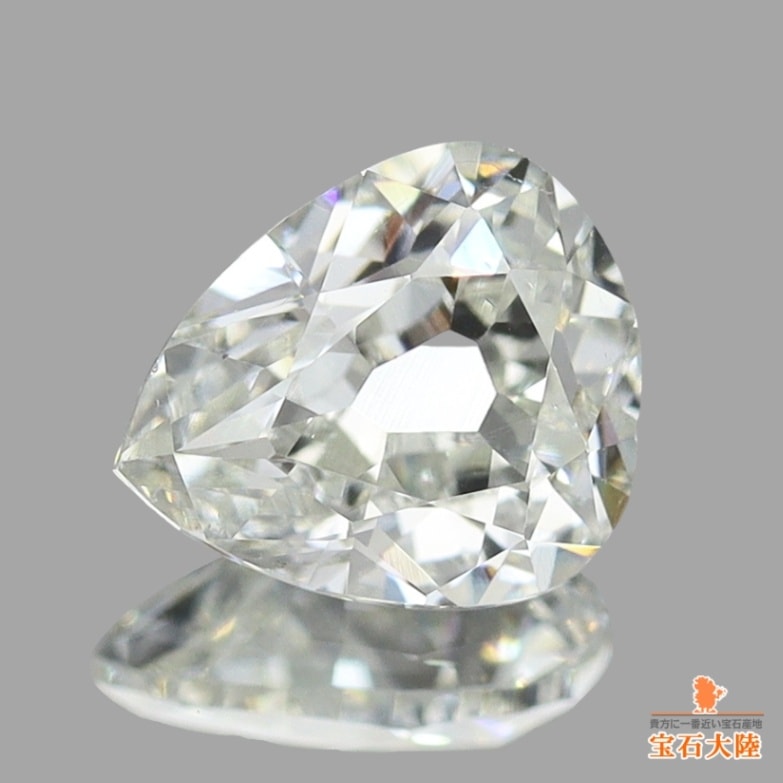 天然ダイヤモンド 0.379ct 【H VS-2 オールドカット】 中宝ソ付