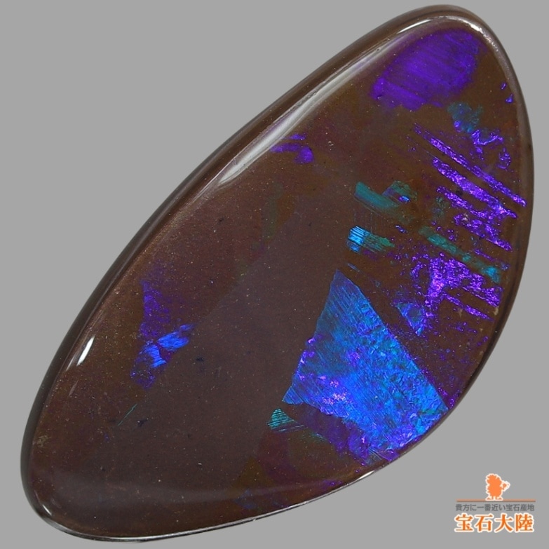 天然ボルダーオパール 9.32ct 【ブルー遊色】 オーストラリア