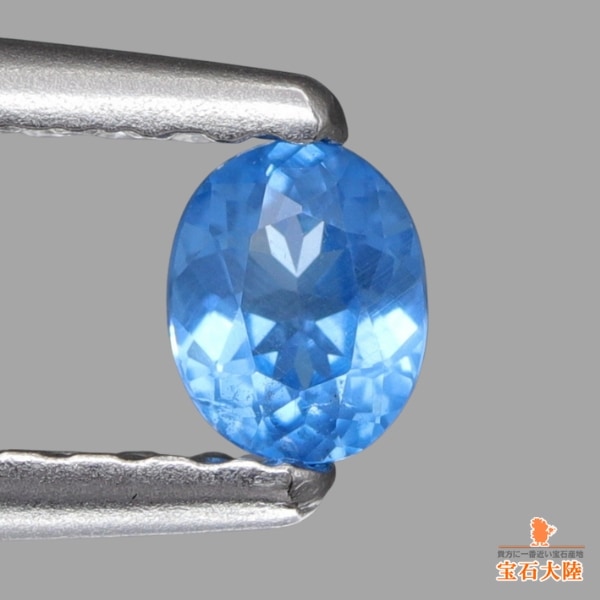 0.17天然ブルースピネル 0.17ct 【コバルト・シルキー】 タンザニア