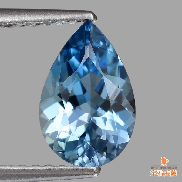 天然アクアマリン 1.17ct 【非加熱サンタマリア・アフリカーナ】 モザンビーク