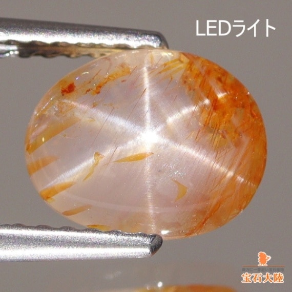 天然サファイア 3.22ct 【六条スター】 ミャンマー・モゴック