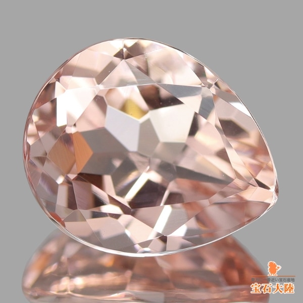 天然モルガナイト 4.20ct 【輝くオレンジピンク】 マダガスカル