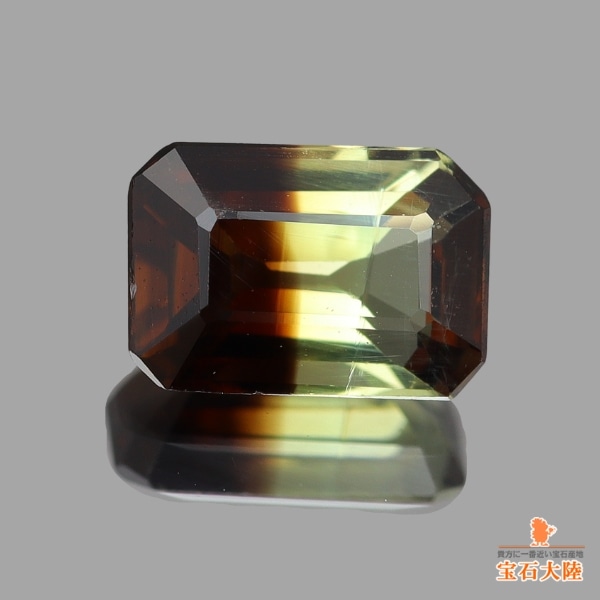 天然クリソベリル 0.52ct 【バイカラー】