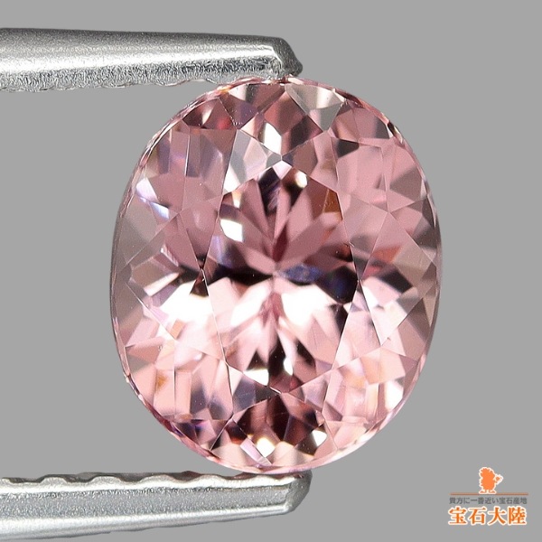 天然マラヤガーネット 1.15ct 【シャンパンピンク】 カラーシフト