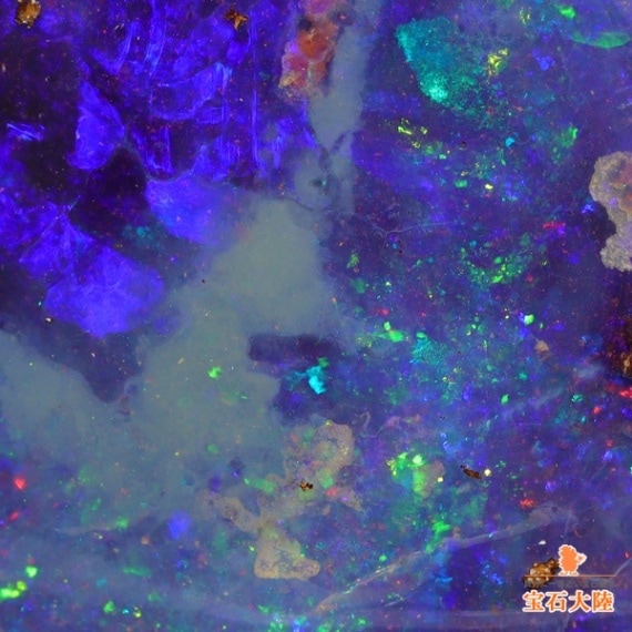 天然ボルダーオパール 101.04ct 【天の川のような遊色