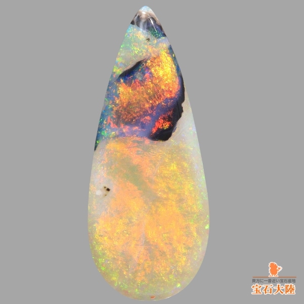 天然オパール 6.54ct 【金箔細工の様な遊色】 ミンタビー