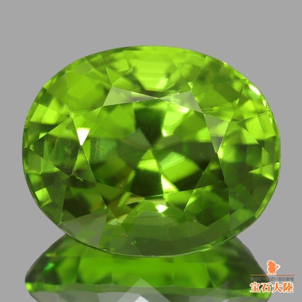 天然ペリドット 6.28ct 【オリーブグリーン】 ミャンマー ◇コレマ品