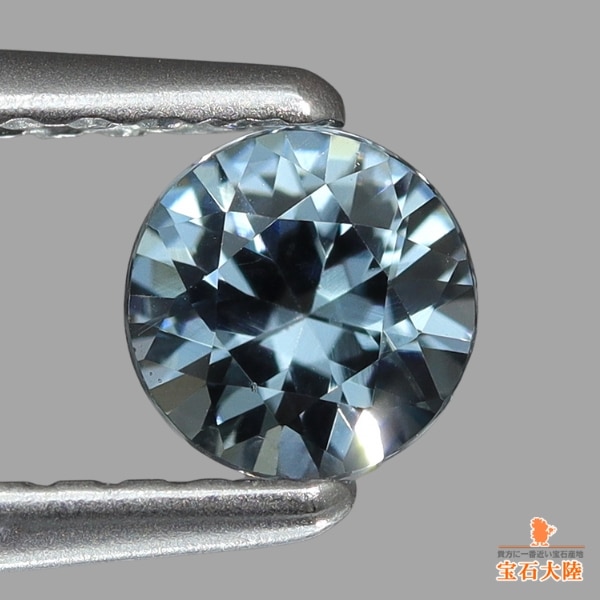 天然スピネル 0.37ct 【グレイッシュブルー】 タンザニア