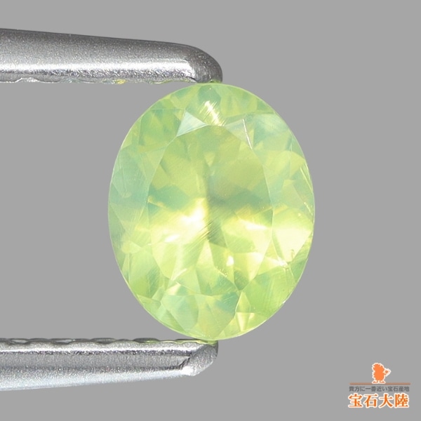 天然クリソベリル 0.46ct 【訳あり品】 ミルキー