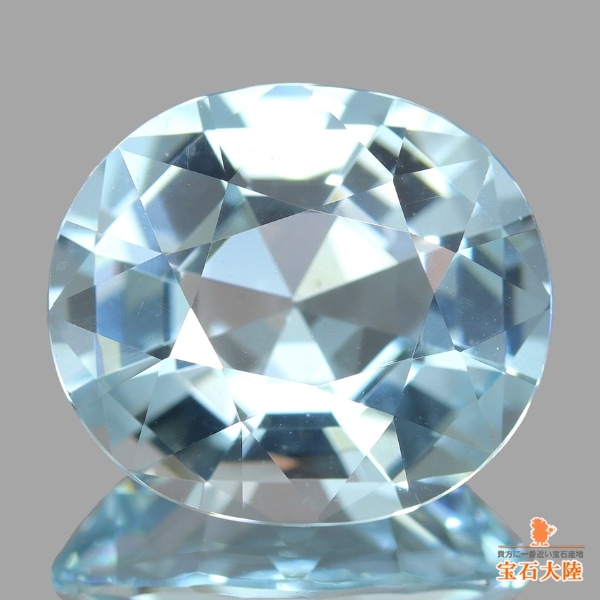 天然アクアマリン 5.40ct 【輝くアクアブルー】 ブラジル