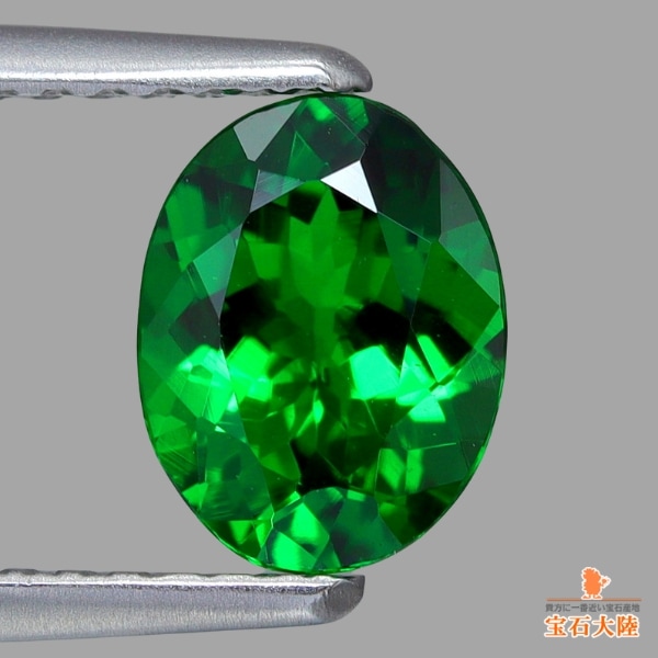 天然ツァボライトガーネット 1.18ct 【Beautiful Green】 タンザニア