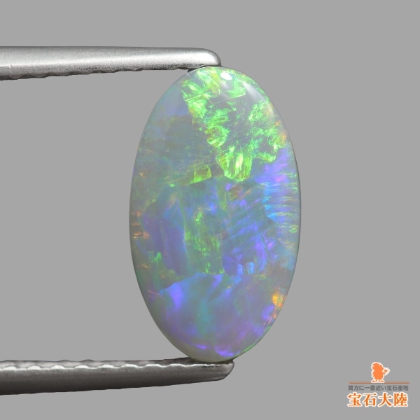 天然ブラックオパール 1.55ct 【マルチ遊色】 オーストラリア