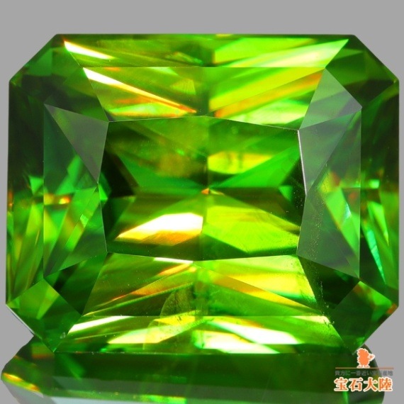 天然スフェーン 11.43ct 【Beautiful Green】 大粒美品 マダガスカル