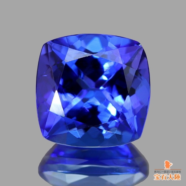 天然タンザナイト 1.13ct 【ベストカラー】 クッション
