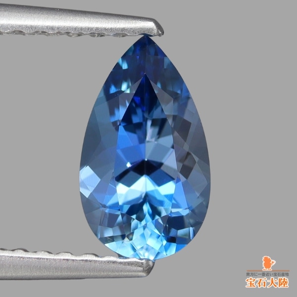 天然アクアマリン 0.80ct 【非加熱・サンタマリア】 美濃色 ブラジル