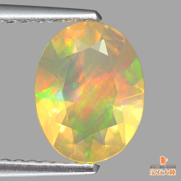天然オパール 1.08ct 【ファセットカット】 メキシコ