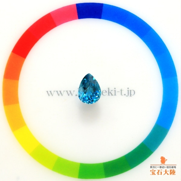 天然ジルコン 2.11ct 【濃厚美色】 輝き カンボジア