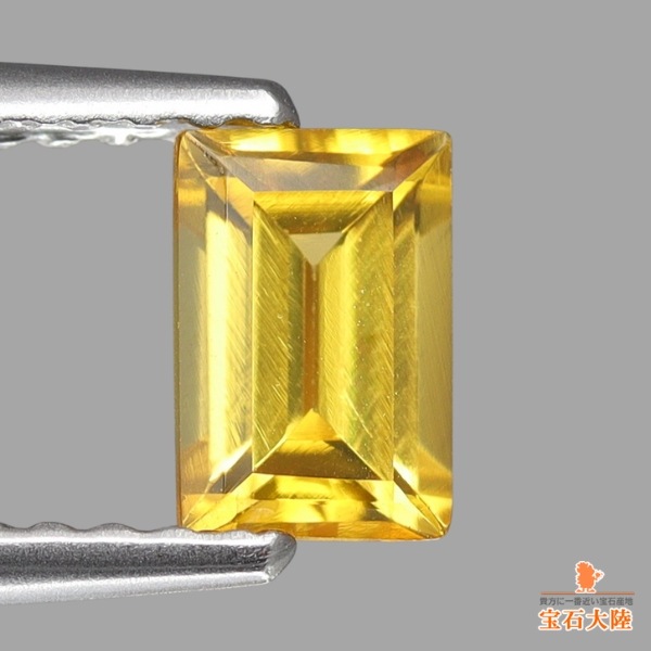 天然ジルコン 0.73ct 【イエロー】 タンザニア