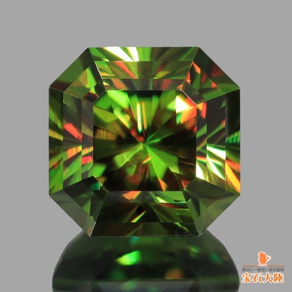 天然スフェーン 1.25ct 【魅惑のカラーチェンジ・レッドファイア  