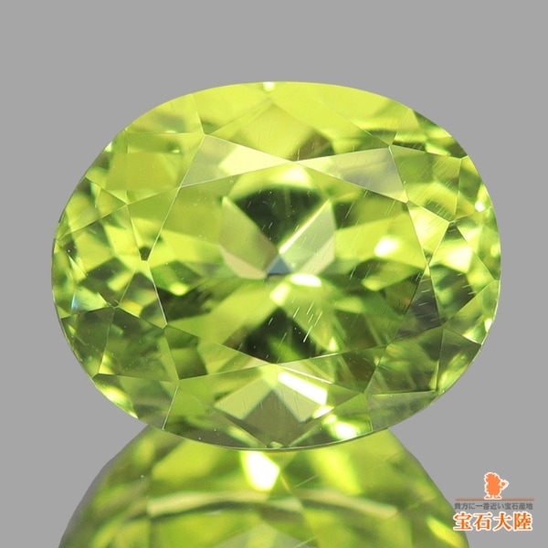 天然ペリドット 0.91ct 【隕石】 大粒 パラサイト 日独鑑別付