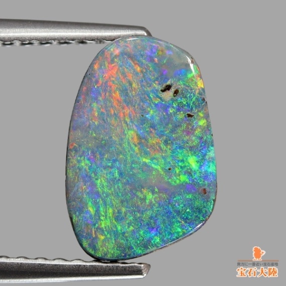 天然ボルダーオパール 1.54ct 【ブルーグリーン】