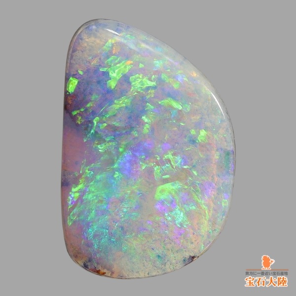 天然ボルダーオパール 2.61ct 【グリーン遊色】