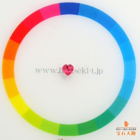 ミラノ★タンザニア産ピンクスピネルハートシェイプ★オーダー 天然スピネル 0.28ct 【Neon Pink】ハートシェイプ タンザニア