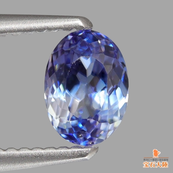 天然ベニトアイト 0.49ct 【美色バイカラー】 アメリカ  日独ソ付