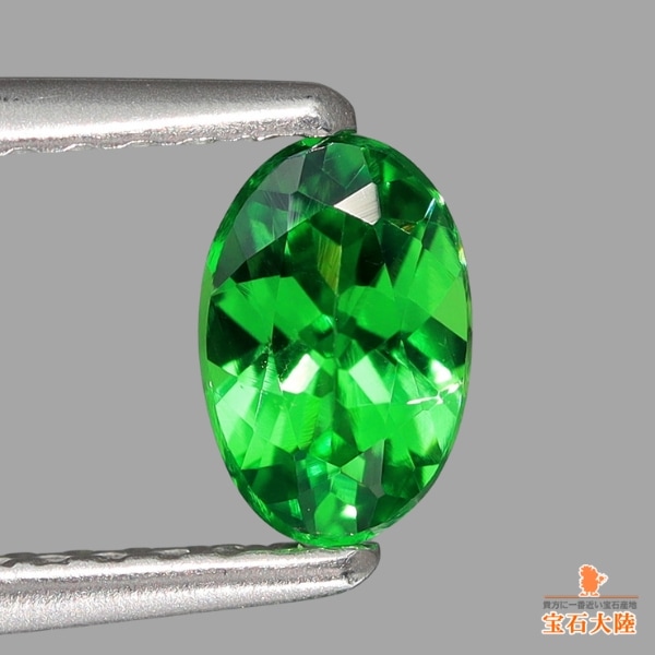 天然ツァボライトガーネット 0.52ct 【良色グリーン】 タンザニア