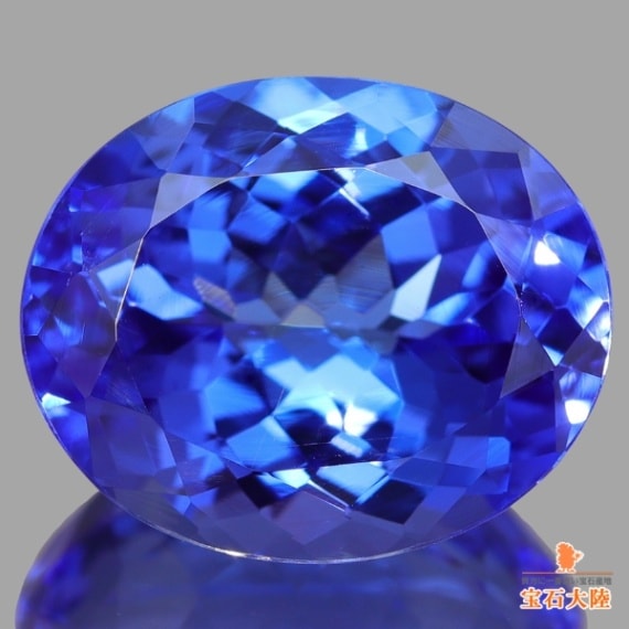 天然タンザナイト 5.63ct 【美発色パープリシュブルー】 高品質