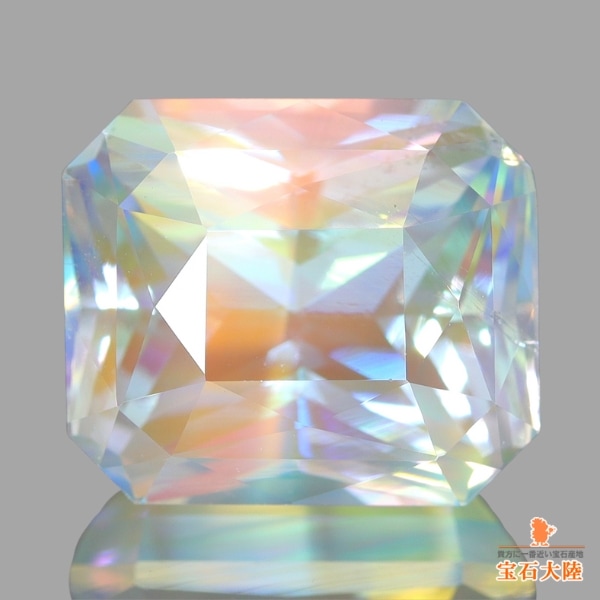 天然アンデシンラブラドライト 4.97ct 【レインボーシラー】 美品 マダガスカル