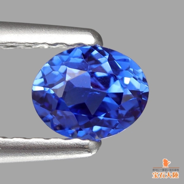 天然サファイア 0.45ct 【非加熱・コーンフラワー】 スリランカ 鑑別付