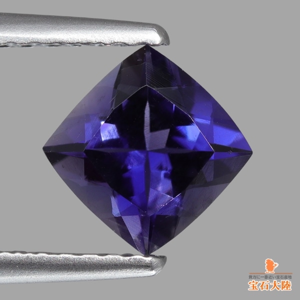 天然アイオライト 0.88ct 【青菫色】 濃厚