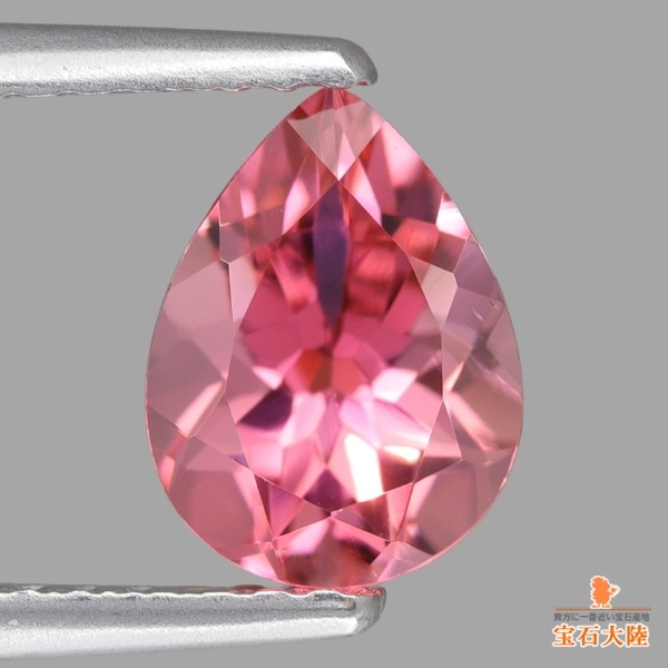 天然トルマリン 1.14ct 【ピンク】 ペアシェイプカット