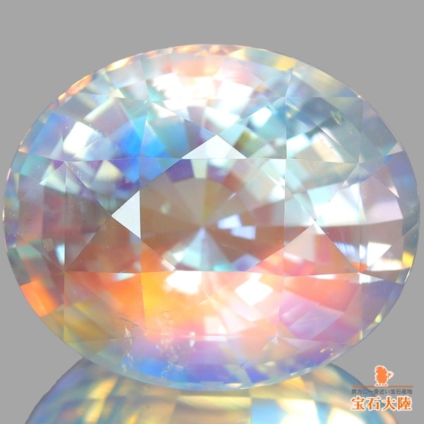 ミーシャレインボーのきらめき!!★アンデシンラブラドライト★オーダー 天然アンデシンラブラドライト 16.42ct 【幻想的レインボー】 大粒 極美品