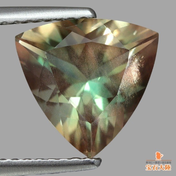 天然オレゴンサンストーン 2.77ct 【ラブラドライト】 美グリーン