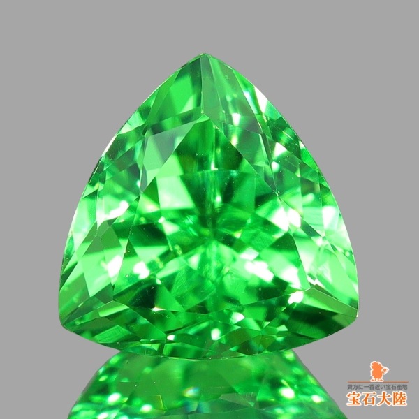 天然ツァボライトガーネット 1.16ct 【Neon Green】 タンザニア