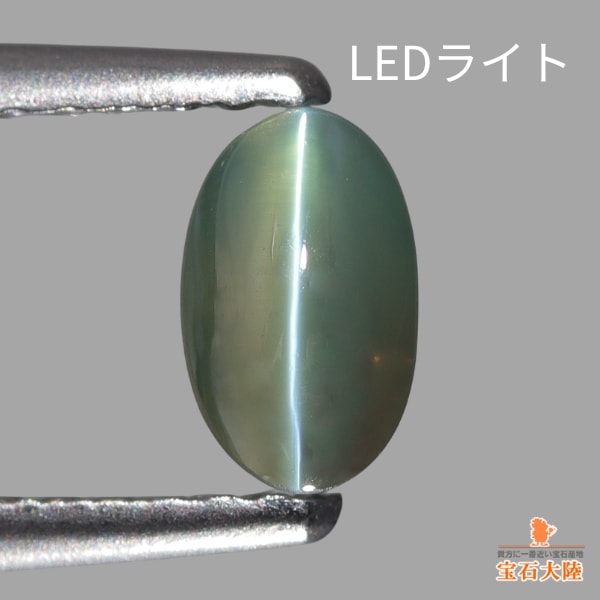 天然アレキサンドライトキャッツアイ 0.80ct 【シャトヤンシー 