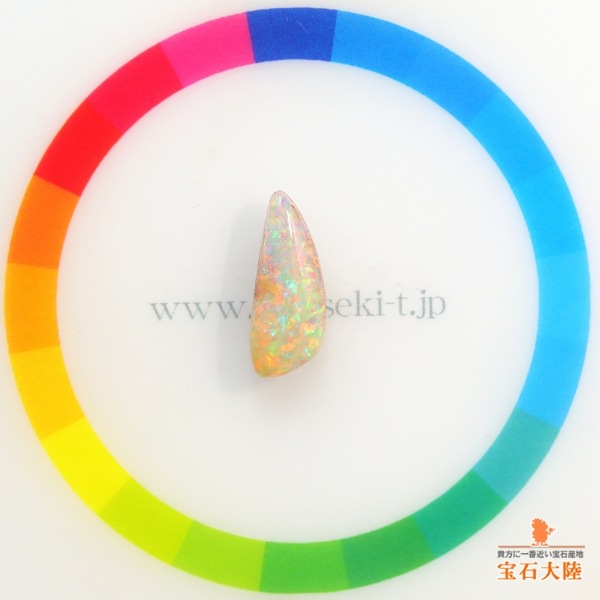 【天然ボルダーオパールルース2石】 ボルダーオパール【11】ルース・カボション（22.5×13.5mm）