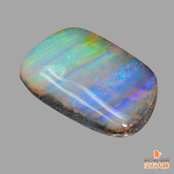 天然ボルダーオパール 3.44ct 【ストライプ模様】