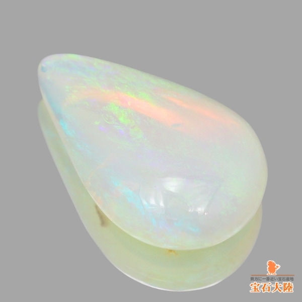 天然オパール 2.87ct 【ホワイト】 ライトニグリッジ